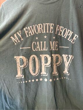 Comfort Colors Olive Green Graphic Tee with Cream Print